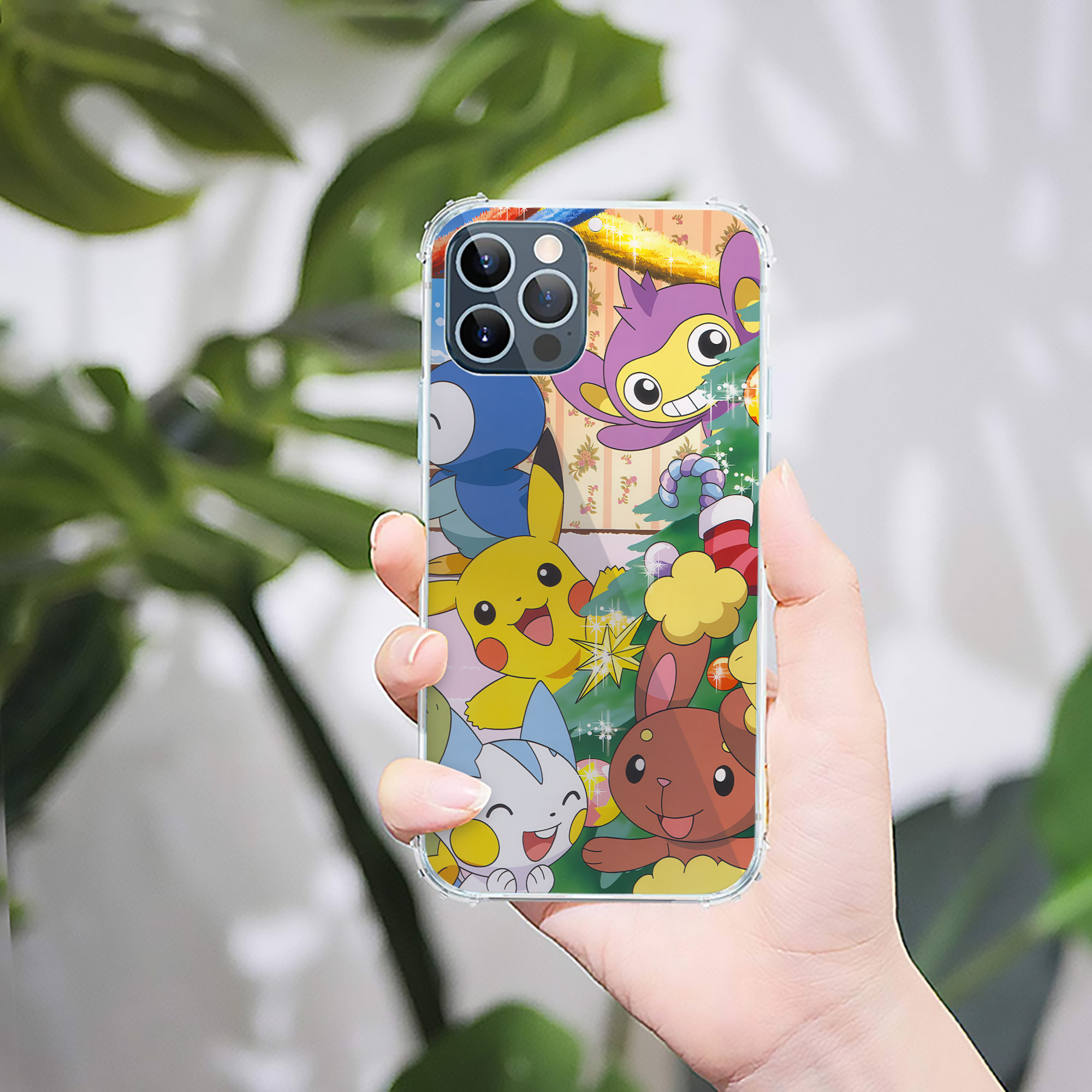 （画像用） ポケットモンスター Pokémon 【iPhone 12シリーズ対応】透明スマホケース（クリアソフトケース）